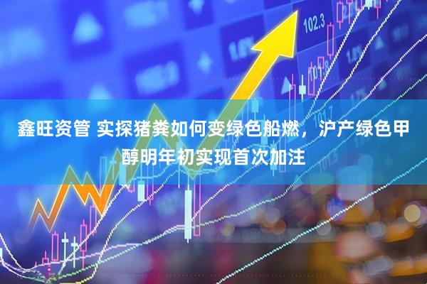 鑫旺资管 实探猪粪如何变绿色船燃，沪产绿色甲醇明年初实现首次加注