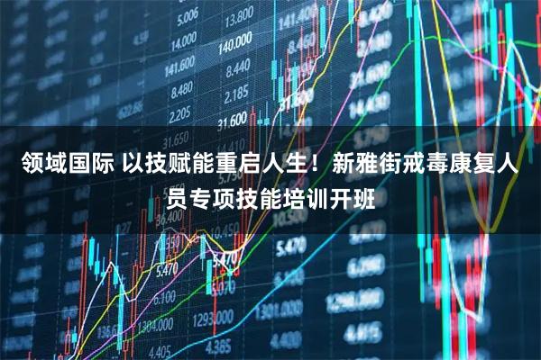 领域国际 以技赋能重启人生！新雅街戒毒康复人员专项技能培训开班